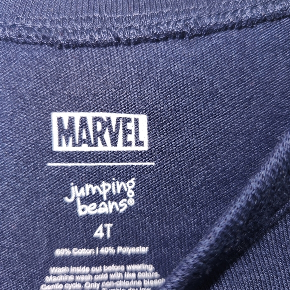 Marvel Blue and Orange Short Sleeve Tees - Picture 3 of 4